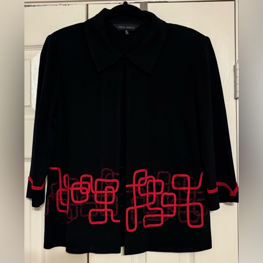 Ming Wang Classic Black Jacket